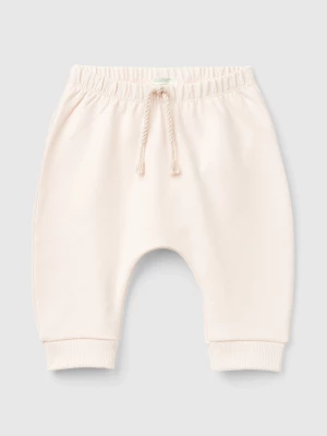 Benetton, Warm Sweat Trousers With Pocket, size 74, Soft Pink, Kids United Colors of Benetton