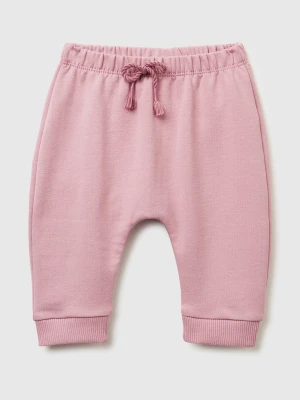 Benetton, Warm Sweat Trousers With Pocket, Size: 82, Mauve, Kids United Colors of Benetton