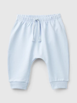 Benetton, Warm Sweat Trousers With Pocket, size 82, Sky Blue, Kids United Colors of Benetton