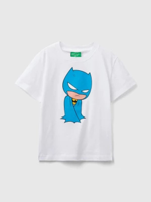 Benetton, White Batman ©&™ Dc Comics T-shirt, size 110, White, Kids United Colors of Benetton