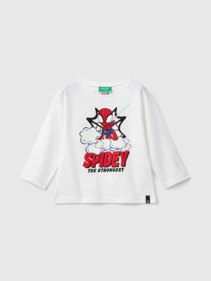 Benetton, White ©marvel Spiderman T-shirt, size 104, White, Kids United Colors of Benetton