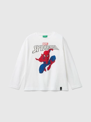 Benetton, White ©marvel Spiderman T-shirt, size 2XL, White, Kids United Colors of Benetton