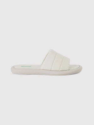 Benetton, White Open-toe Sandals, size 37, White, Women United Colors of Benetton