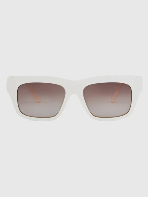 Benetton, White Sunglasses, size OS, White, Women United Colors of Benetton