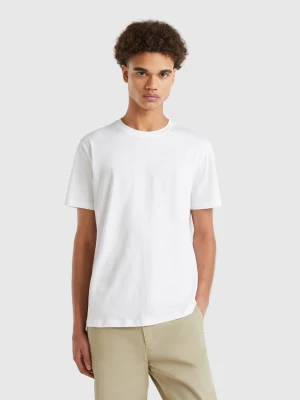 Benetton, White T-shirt, size XS, White, Men United Colors of Benetton
