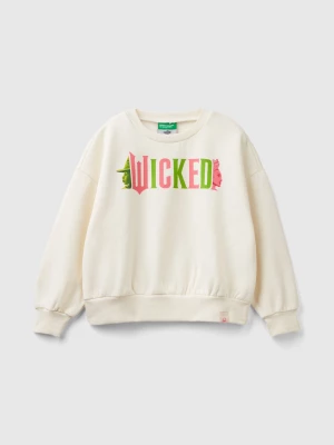 Benetton, Wicked ©universal City Studios Llc Sweatshirt, size XL, Creamy White, Kids United Colors of Benetton