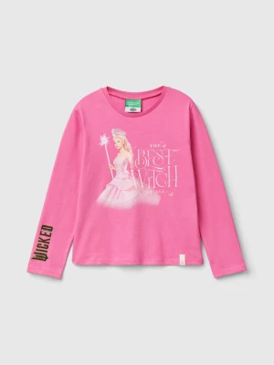 Benetton, Wicked ©universal City Studios Llc T-shirt, size S, Pink, Kids United Colors of Benetton