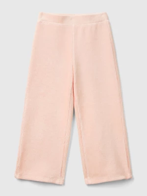 Benetton, Wide Chenille Trousers, size 110, Soft Pink, Kids United Colors of Benetton