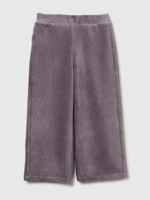 Benetton, Wide Chenille Trousers, Size: 116, Dark Gray, Kids United Colors of Benetton