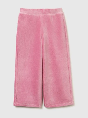 Benetton, Wide Chenille Trousers, Size: 90, Pink, Kids United Colors of Benetton