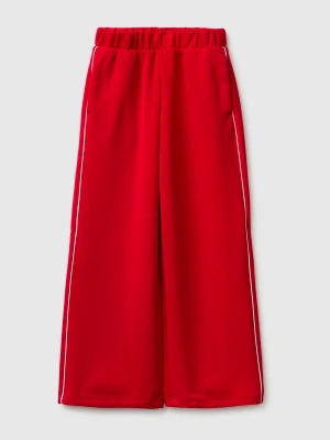 Benetton, Wide-fit Neoprene Trousers, Size: XL, Red, Kids United Colors of Benetton