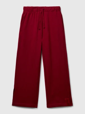 Benetton, Wide Legged Sweatpants, Size: XL, Burgundy, Kids United Colors of Benetton