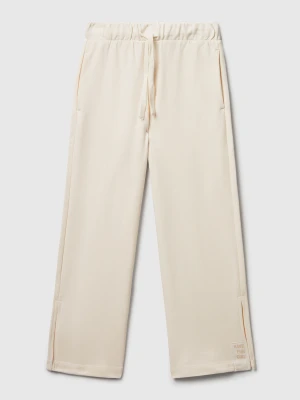Benetton, Wide Legged Sweatpants, size XL, Creamy White, Kids United Colors of Benetton