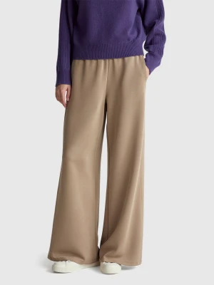 Benetton, Wide Legged Sweatpants, Size: XS, Camel, Women United Colors of Benetton