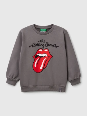 Benetton, Wide "the Rolling Stones" Sweatshirt, size 116, Dark Gray, Kids United Colors of Benetton