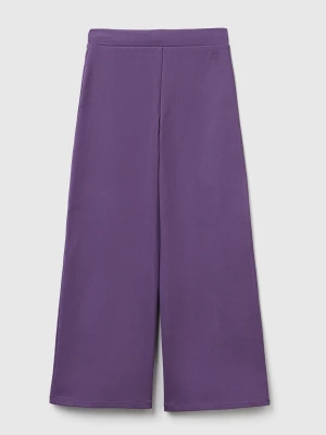 Benetton, Wide Trousers In Stretch Cotton, Size: XL, Kids United Colors of Benetton