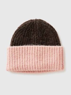 Benetton, Wool Blend Hat, Size: S, Brown, Women United Colors of Benetton