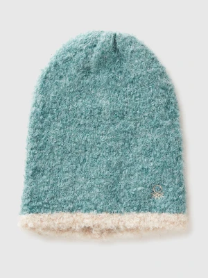 Benetton, Wool Blend Hat, Size: S-L, Aqua, Kids United Colors of Benetton