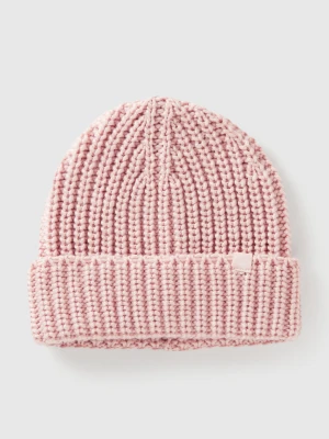 Benetton, Wool Blend Hat, Size: S-L, Pink, Kids United Colors of Benetton