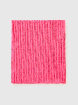 Benetton, Wool Blend Neck Warmer, size OS, Pink, Women United Colors of Benetton