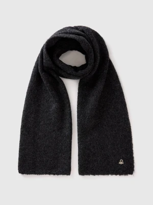 Benetton, Wool Blend Scarf, size 122-168, Black, Kids United Colors of Benetton