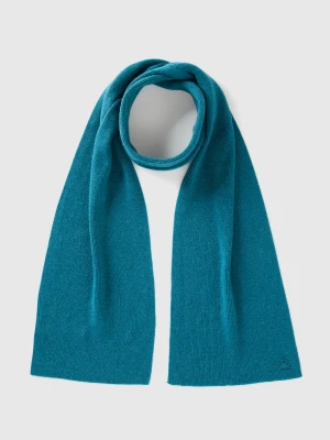 Benetton, Wool Blend Scarf, Size: 122-168, Teal, Kids United Colors of Benetton