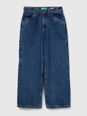 Benetton, Worker Style Jeans, Size: M, Blue, Kids United Colors of Benetton