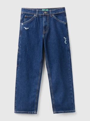 Benetton, Worker Style Jeans, size XL, Blue, Kids United Colors of Benetton