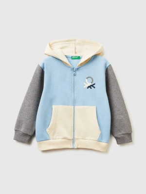 Benetton, Zip-up Hoodie, Size: 116, Light Blue, Kids United Colors of Benetton