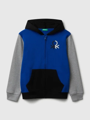 Benetton, Zip-up Hoodie, size XL, Bright Blue, Kids United Colors of Benetton