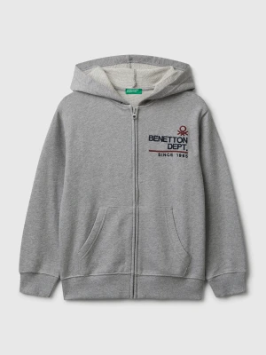 Benetton, Zip-up Hoodie, size XL, Light Gray, Kids United Colors of Benetton