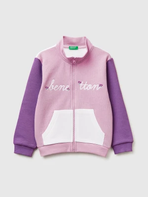 Benetton, Zip-up Sweatshirt With Print, Size: 116, Kids United Colors of Benetton