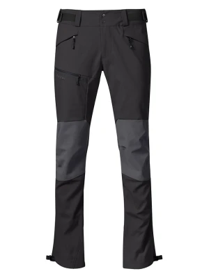 Bergans Hybrydowe spodnie trekkingowe "Fjorda" w kolorze antracytowo-szarym rozmiar: M
