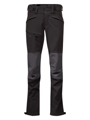 Bergans Hybrydowe spodnie trekkingowe "Fjorda" w kolorze antracytowo-szarym rozmiar: M