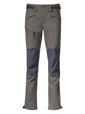 Bergans Hybrydowe spodnie trekkingowe "Fjorda" w kolorze oliwkowo-szarym rozmiar: S