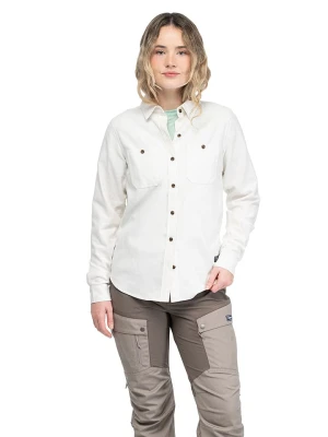 Bergans Koszula flanelowa "Nordmarka" - Relaxed fit - w kolorze białym rozmiar: XS