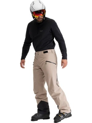 Bergans Spodnie narciarskie "Oppdal" w kolorze czarno-beżowym rozmiar: S