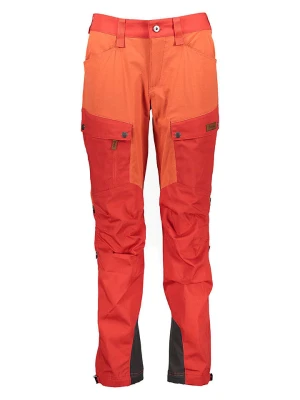 Bergans Spodnie trekkingowe "Favor" w kolorze czerwono-pomarańczowym rozmiar: 42
