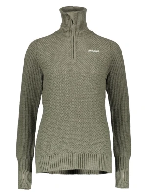Bergans Wełniany sweter "Ulriken" w kolorze khaki rozmiar: XL