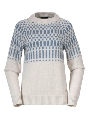 Bergans Wełniany sweter w kolorze biało-niebieskim rozmiar: M