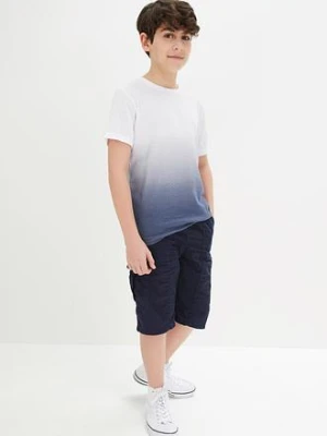 Bermudy bojówki chłopięce z gumką w talii, z czystej bawełny, Regular Fit bonprix