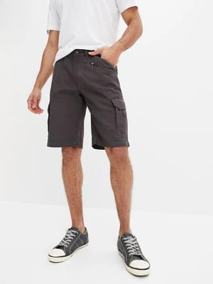 Zdjęcie produktu Bermudy bojówki Loose Fit BonPrix szary
