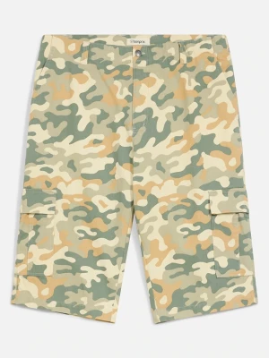 Bermudy bojówki, loose fit BonPrix beżowy
