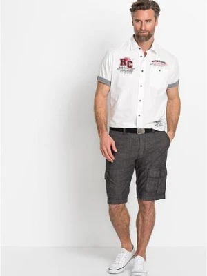 Bermudy bojówki Loose Fit z czystej bawełny bonprix