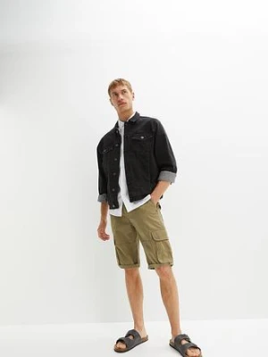 Bermudy bojówki z czystej bawełny, regular fit bonprix