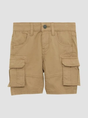 Bermudy Brad / Slim Fit / Mid Rise / Slim Leg / Kieszenie cargo s.Oliver brązowy