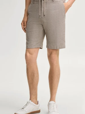 Bermudy Capri w beżowe wzory Joop