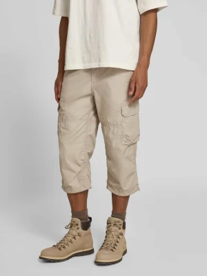 Bermudy capri o kroju regular fit z kieszeniami cargo Camel Active Beżowy