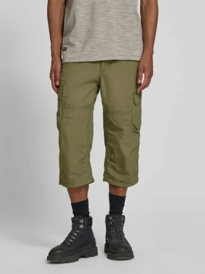 Bermudy capri o kroju regular fit z kieszeniami cargo camel active