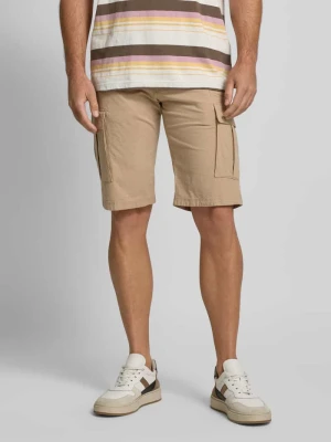 Bermudy cargo o kroju relaxed fit z mieszanki bawełny i elastanu s.Oliver BLACK LABEL